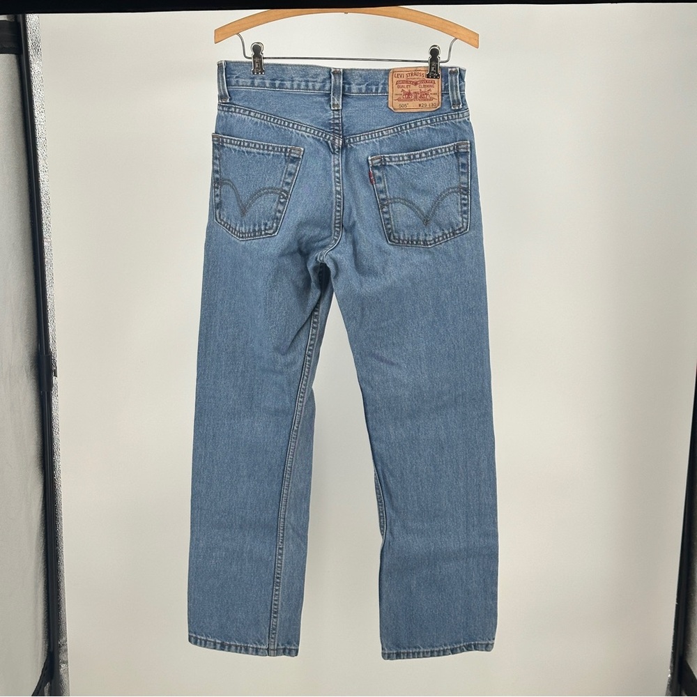Levi's Straight Leg Jeans in Classic Blue 2000’s 100% Cotton 29x30 - Picture 4 of 8